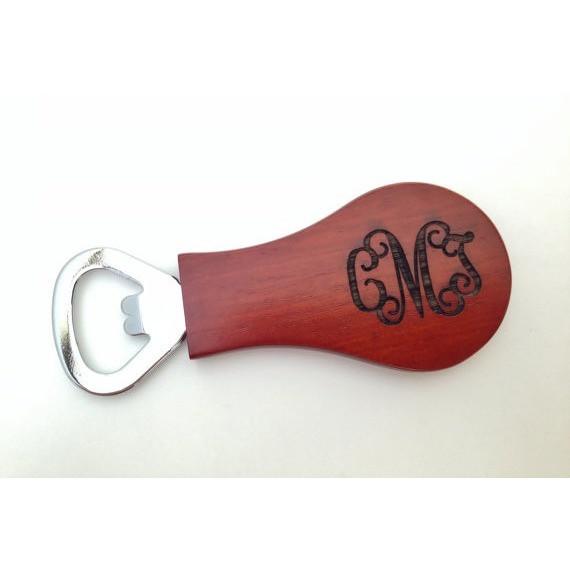 Engraved bottle opener