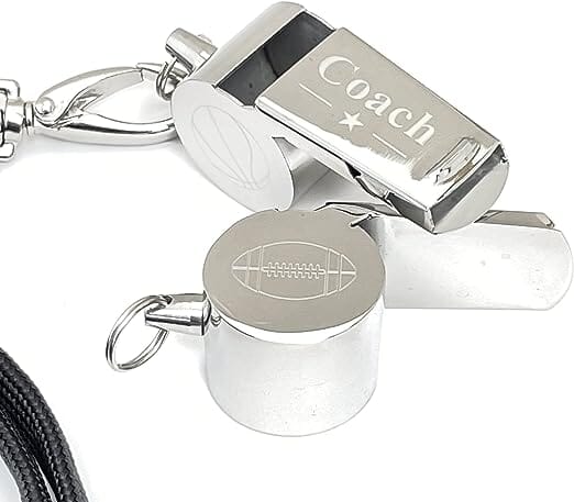 Football Coach Whistle Engraved Coaches Gift