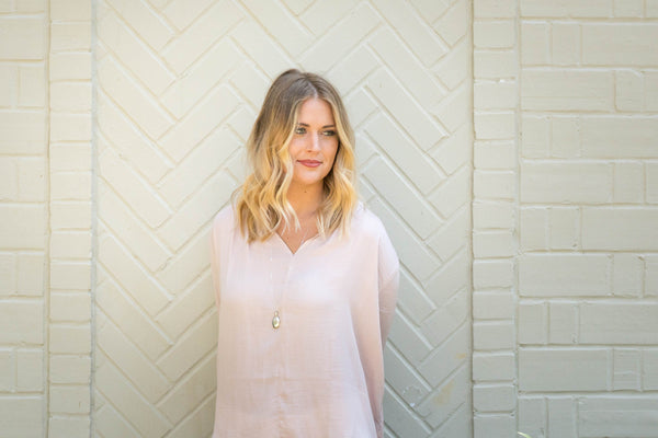 Monogram Locket Necklace in Sterling Silver