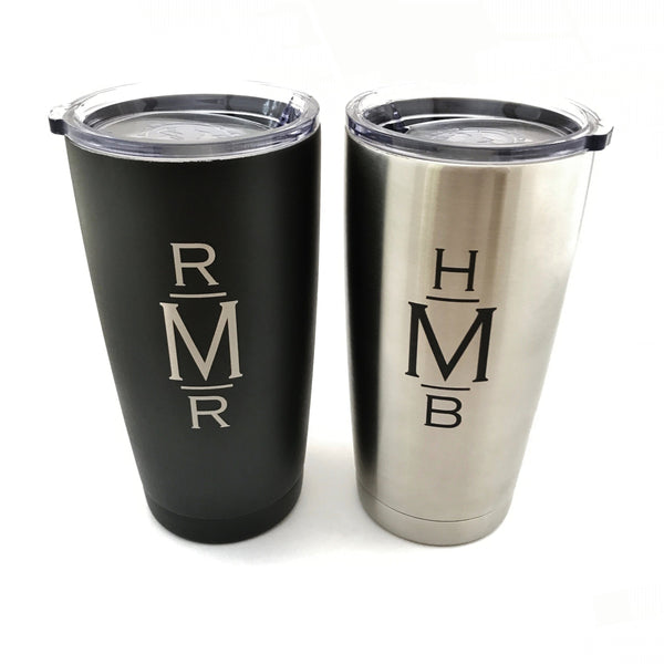 Personalized Tumbler 20oz Double Wall Insulated Stainless Steel