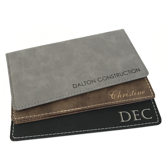 Custom Personalized Checkbook Cover
