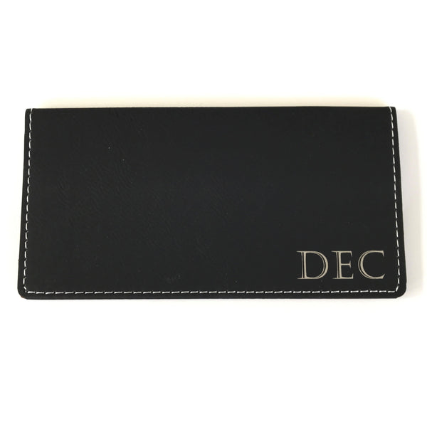 Custom Personalized Checkbook Cover