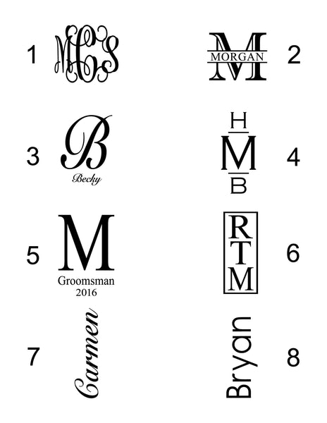 Monogram Tumbler Double Wall Insulated Stainless Steel Big Size