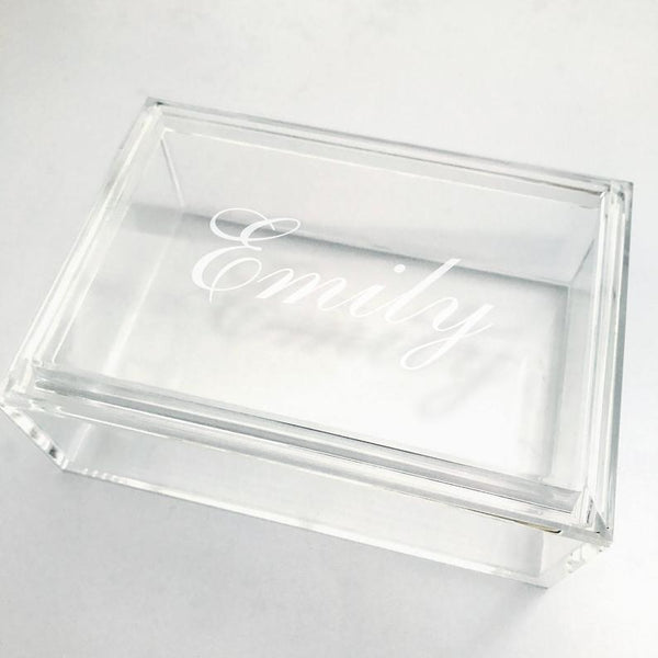 Personalized Acrylic Jewerly Box