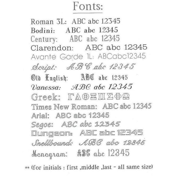 Text fonts
