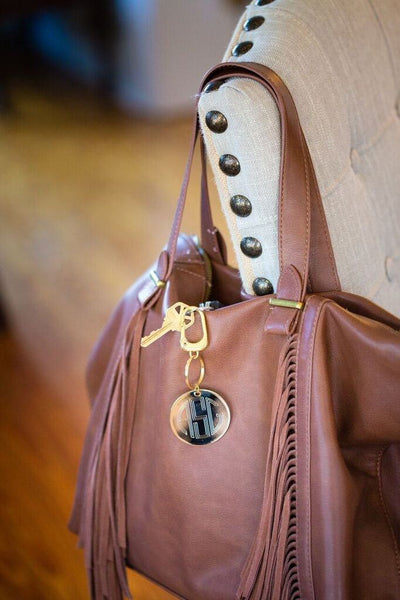 Personalized gold key chain