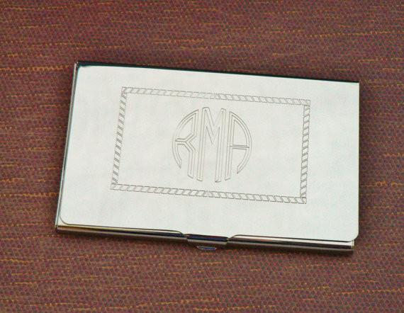 Personalized Business Card Holder