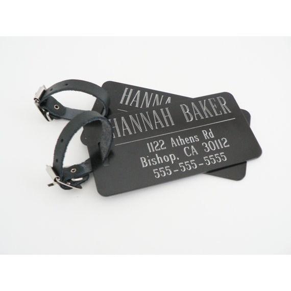 personalized luggage tags