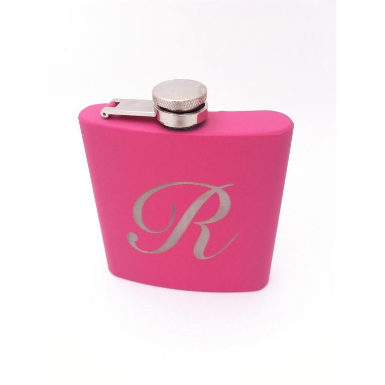 Monogram Pink Flask