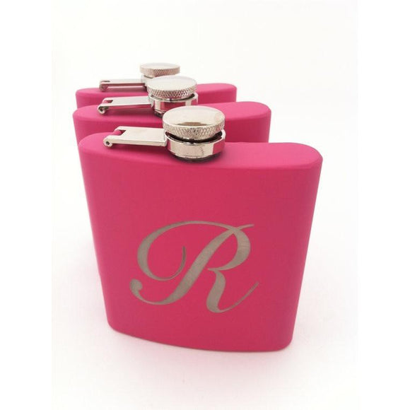 Monogram Pink Flask