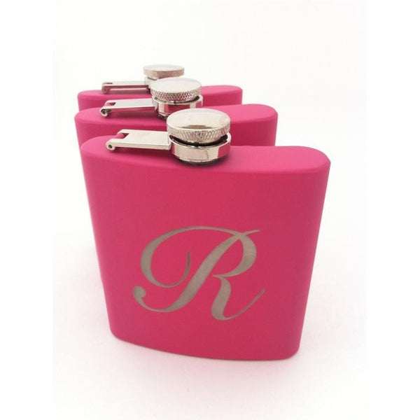 Monogram Pink Flask