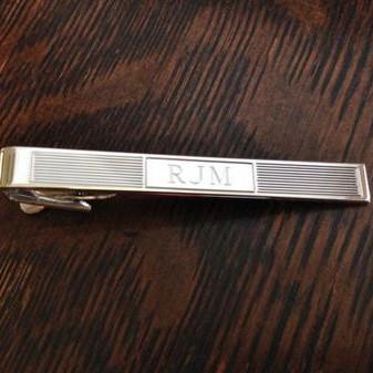 Personalized Tie Bar Engraved