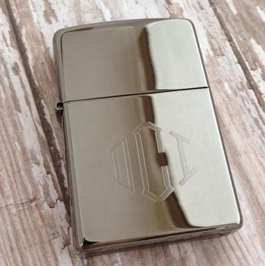Personalized Black Ice Zippo Lighter