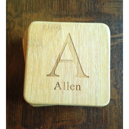 Personalized Bamboo Coasters