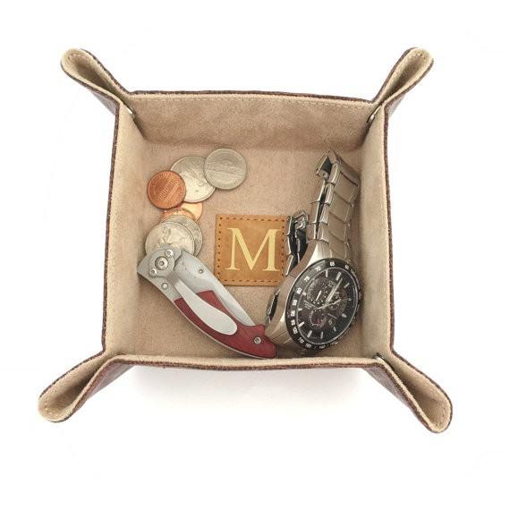 Personalized Men's Valet Tray