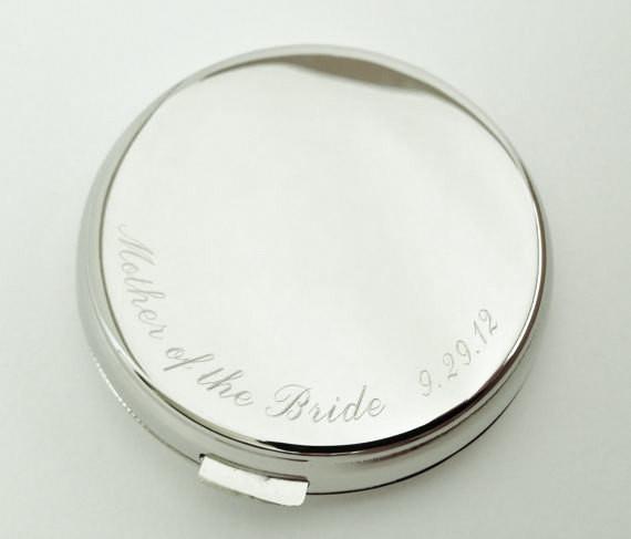 Personalized Compact Mirror Mother of the Bride Gift