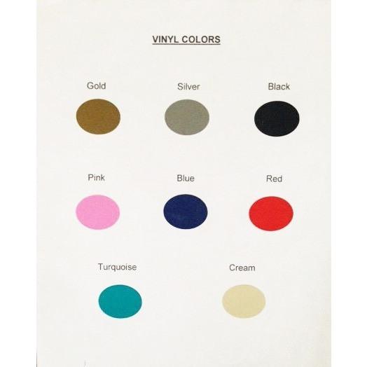 vinyl monogram colors
