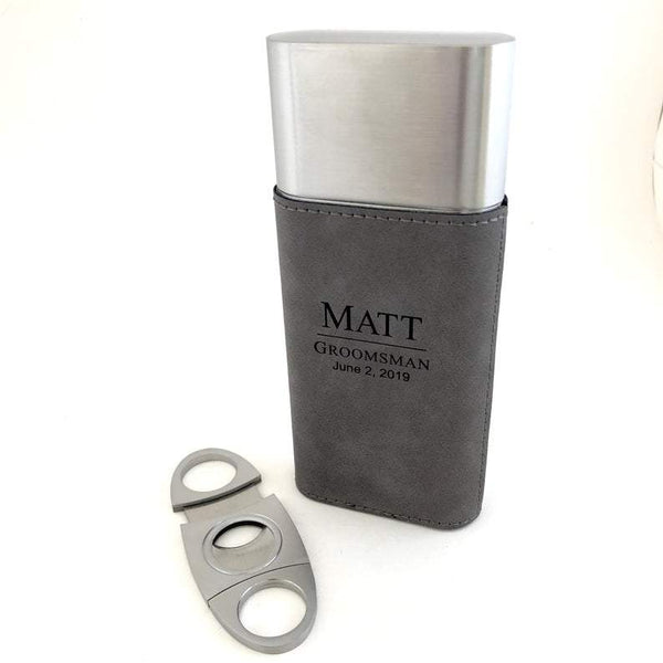 Personalized Cigar Set with Case and Cutter