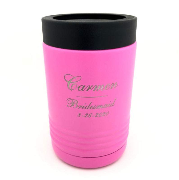 Personalized Stainless Steel Can Cooler