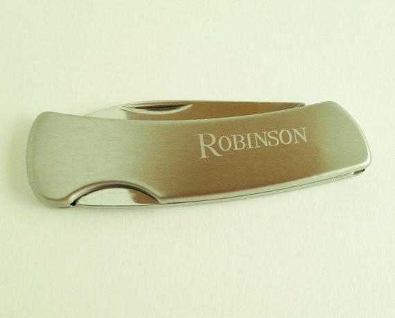 Personalized Pocket Lockback Knife