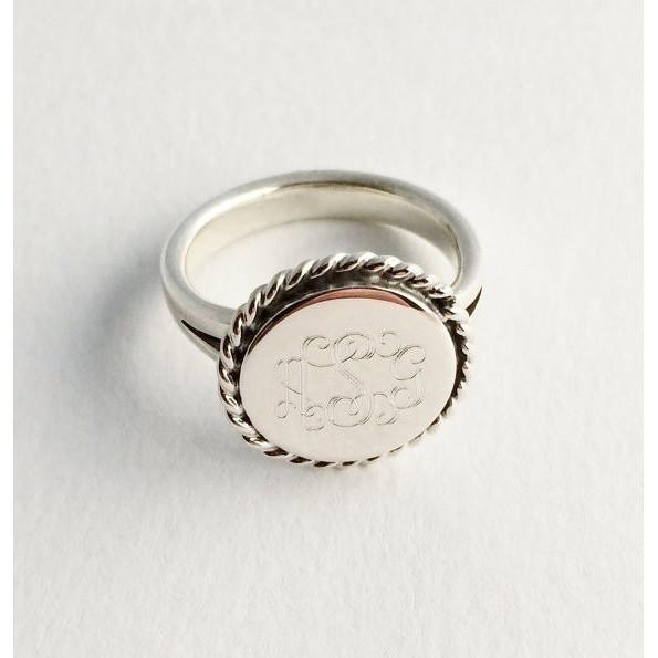 Monogram Rings, Monogram Jewelry